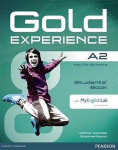 Obrazek Gold Experience A2 SB + DVD + MyEnglishLab PEARSON