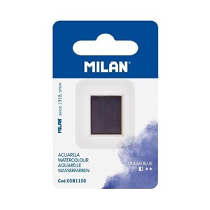 Obrazek Farba akwarelowa w kostce błękit oceanu MILAN
