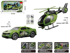 Bild von Auto + helikopter