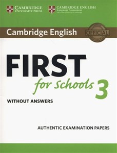 Bild von Cambridge English First for Schools 3 Student's Book without Answers