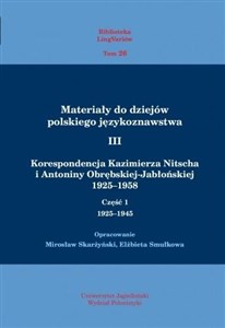 Obrazek Materiały do dziejów pol. językoznawstwa 3 T.1-2
