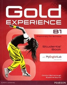 Obrazek Gold Experience B1 SB + DVD + MyEnglishLab PEARSON