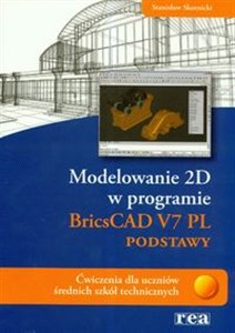 Bild von Modelowanie 2D w programie BricsCAD V7 PL podstawy Ćwiczenia dla uczniów średnich szkół technicznych