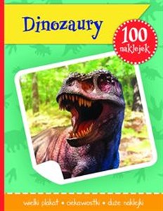 Bild von Dinozaury książeczka z plakatem i 100 naklejek
