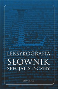 Obrazek Leksykografia Słownik specjalistyczny