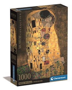 Bild von Puzzle 1000 compact Museum Klimt Pocałunek