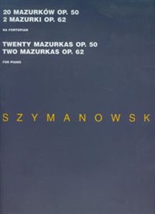Obrazek 20 Mazurków op 50  2 Mazurki op 62 na fortepian