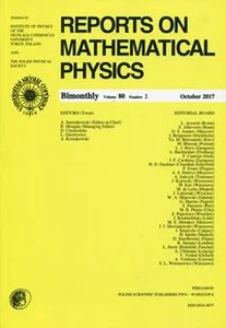 Obrazek Reports on Mathematical Physics 80/2 Pergamon