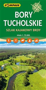 Obrazek Bory Tucholskie. Szlak kajakowy Brdy 1:75 000