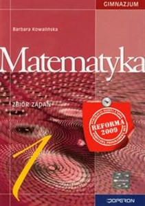 Obrazek Matematyka 1 Zbiór zadań gimnazjum