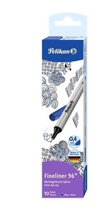 Obrazek Cienkopis Fineliner 96 0,4mm niebieski (10szt)