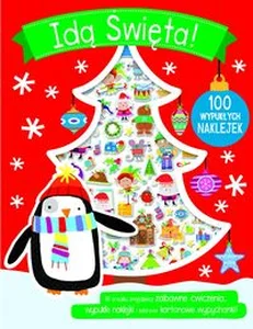 Obrazek Idą święta książeczka z ponad 100 wypukłymi naklejkami