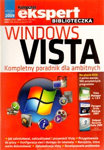 Obrazek Komputer Świat. Ekspert 1/2009. Windows Vista. Kompletny poradnik dla ambitnych + CD