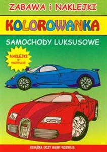 Bild von Samochody luksusowe Kolorowanka Zabawa i naklejki