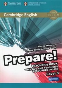Obrazek Prepare! 3 Teacher's Book with DVD and Teacher's Resources Online
