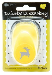 Bild von Dziurkacz ozdobny Renifer 2,5cm