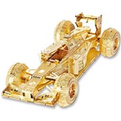 Zeige Details für Puzzle Metalowe Model 3D - Wyścigówka Książka : Puzzle Met...