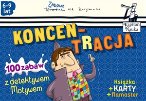 Obrazek Koncentracja 100 zabaw z detektywem Motywem (6-9 lat)