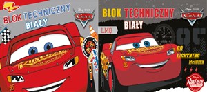 Obrazek Blok techniczny A4/10K biały Cars