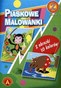 Bild von Piaskowa malowanka hipopotam małpa