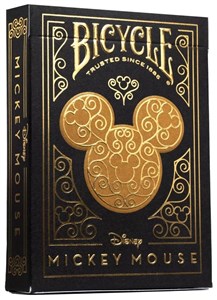 Obrazek Karty Black & Gold Mickey BICYCLE