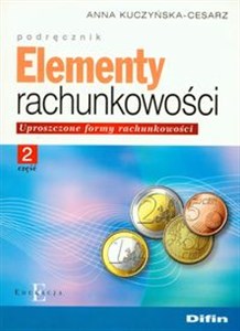 Obrazek Elementy rachunkowości część 2 podręcznik Uproszczone formy rachunkowości