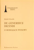 Polska książka : De generib... - Jakub Górski