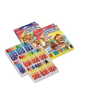 Obrazek Kredki pastelowe 18 kolorów