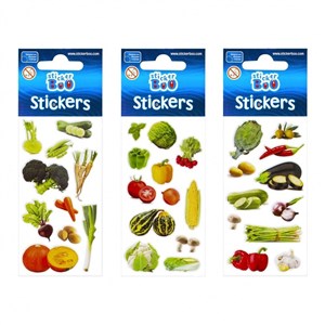 Obrazek Naklejki STICKER BOO Warzywa 2 mix