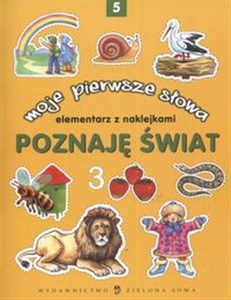 Bild von Poznaję świat Moje pierwsze słowa 5 Elementarz z naklejkami