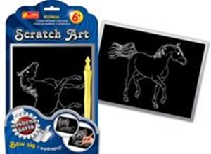 Obrazek Scratch Art Koń