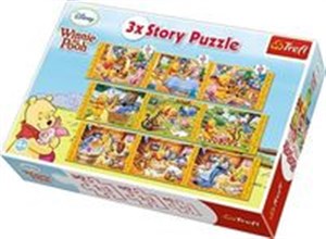 Obrazek Puzzle 3xStory Kubuś Puchatek