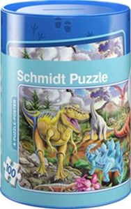 Bild von Puzzle 100 Skarbonka Dinozaury