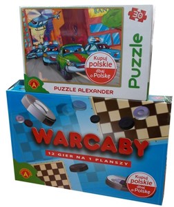 Bild von Warcaby + puzzle gratis ALEX