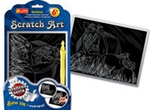 Obrazek Scratch Art Nosorożec