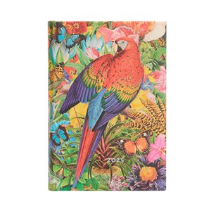 Bild von Kalendarz Paperblanks 2025 Tropical Garden Mini Dzienny jeden dzień na stronie, zamykany na gumkę, papier 80 gsm