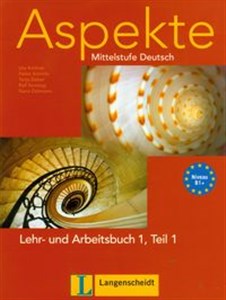 Obrazek Aspekte 1 B1+ Lehr und Arbeitsbuch Teil 1 z płytą CD