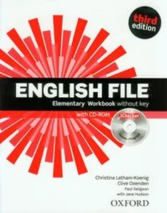 Obrazek English File Elementary Workbook without key + CD-ROM