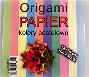 Obrazek Origami papier 14x14cm pastele