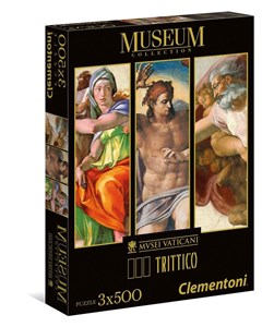Obrazek Puzzle 3 x 500 Trittico Sistine Chapel