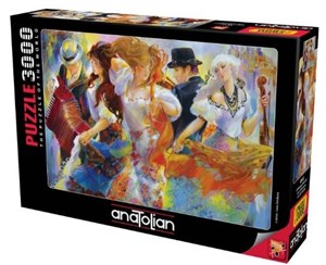 Bild von Puzzle 3000 Kolorowe tańce