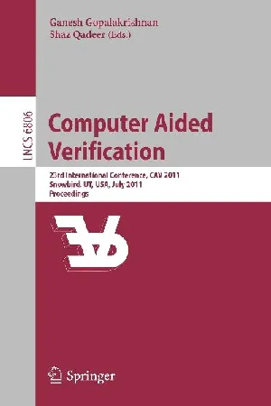 Obrazek COMPUTER AIDED VERIFICATION