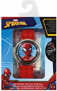 Obrazek Zegarek cyfrowy ze spinerem w metalowej obudowie Spiderman MV15763