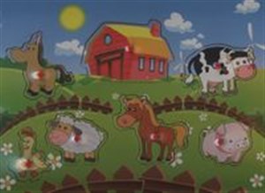 Bild von Układanka drewniana Zwierzęta wiejskie