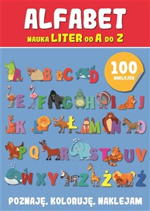 Obrazek Poznaję, koloruję, naklejam - Alfabet