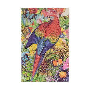 Obrazek Kalendarz Paperblanks 2024/2025 Tropical Garden Maxi Tygodniowy Flexi