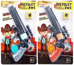 Bild von Pistolet 2w1 na kapiszony i kulki MIX