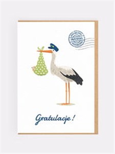 Obrazek Bocian kartka