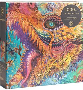 Bild von Puzzle 1000 elementów Paperblanks Humming Dragon Puzzle