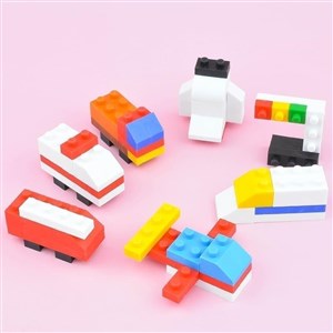 Bild von Zestaw gumki do ścierania puzzle Block Vehicle